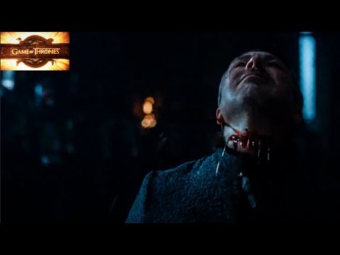 Видео: Смерть Мизинца, Петир Бейлиш | Игра Престолов 7х07