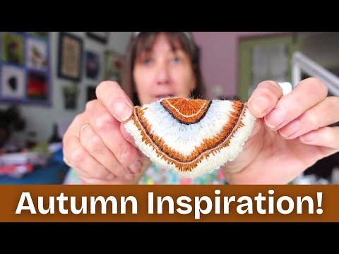 Видео: Давайте вышьем скульптуру гриба из кронштейна!