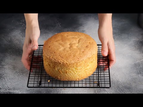 Видео: Лимонный ШИФОНОВЫЙ бисквит / Простой РЕЦЕПТ бисквита / БИСКВИТ для торта