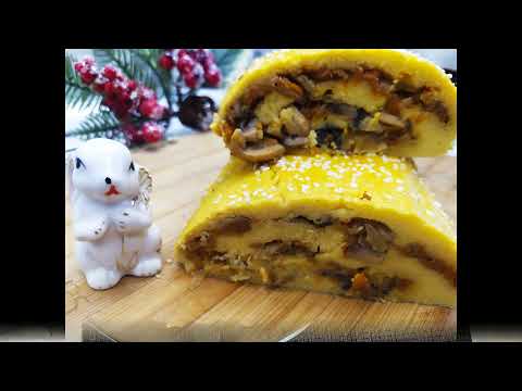 Видео: РУЛЕТ ИЗ КАРТОФЕЛЯ С ГРИБАМИ И ОВОЩАМИ. НОВЫЙ ВЗГЛЯД НА ПЮРЕ.