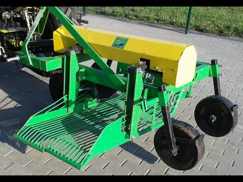Видео: Купить Картофелекопалка Bomet Z655 вибрационная с боковым выбросом minitrak.com.ua