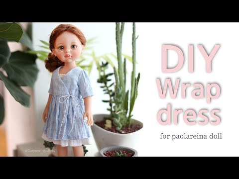 Видео: 인형옷만들기: 파올라레이나 민소매원피스와 린넨 랩드레스 비앙카set/ DIY Paolareina doll clothes  小布娃娃衣服  паоларейн