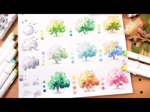 Видео: Как выбрать и сочетать цвета маркеров