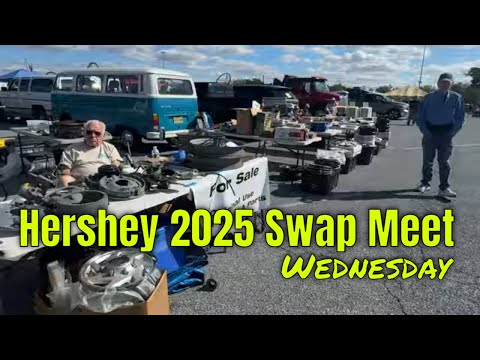 Видео: Встреча/блошиный рынок Hershey 2025 — среда