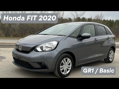 Видео: Honda Fit 2020 / 1.3 Basic / кузов GR1