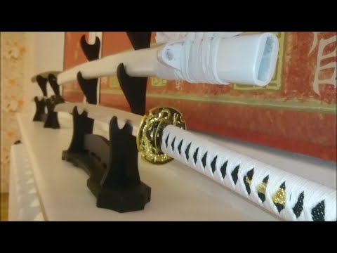 Видео: Белая КАТАНА (4 часть) рукоятка и итог