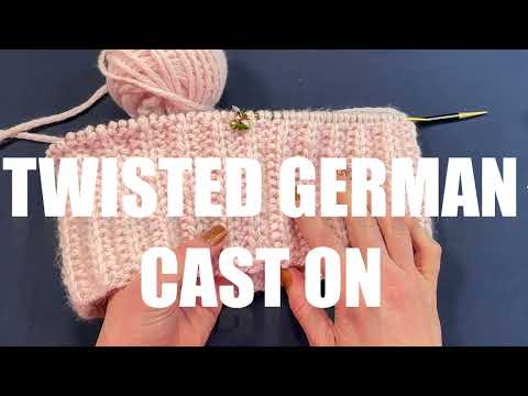 Видео: Немецкий метод скрещивания петель и как его бесшовно соединить для вязания по кругу