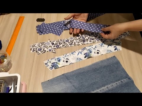 Видео: ✂️ Вот что я сделала из старых джинсов и обрезков ткани!