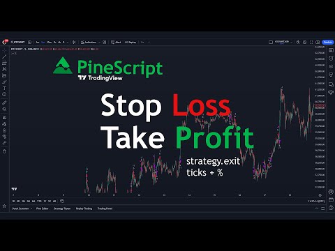 Видео: PineScript Strategy Stop Loss / Take Profit, пример кода для TradingView