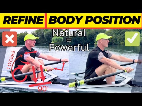 Видео: Лучшее естественное положение тела для гребли