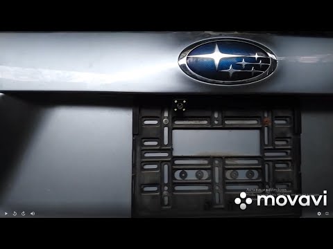 Видео: Установка камеры заднего вида Subaru Forester SH