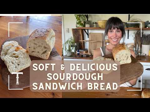 Видео: Заквасочный хлеб для сэндвичей, который всегда идеален😌