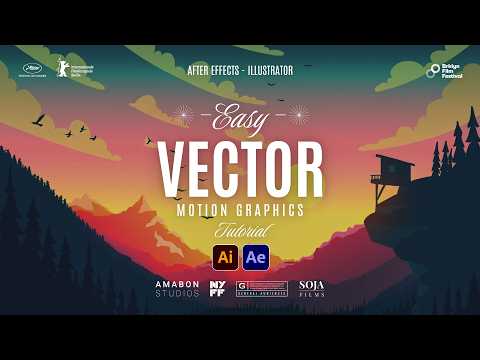 Видео: Создание векторной кинематографической анимации в After Effects