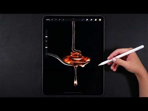 Видео: Рисуй со мной — реалистичный процесс создания в Procreate на iPad Pro