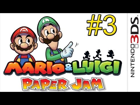 Видео: Mario & Luigi Paper Jam {3DS} часть 3 — Поиски Триплета