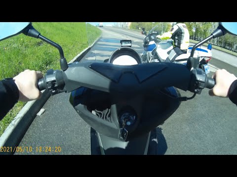 Видео: Купил скутер QUANTUM-50 Реплика Yamaha Nmax /Прокатился /Остановил МотоБат!