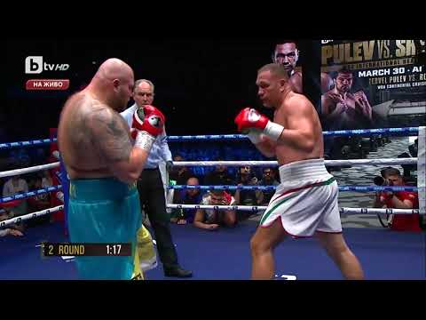 Видео: Кубрат Пулев победи Игор Шевадуцкий в труден двубой в София