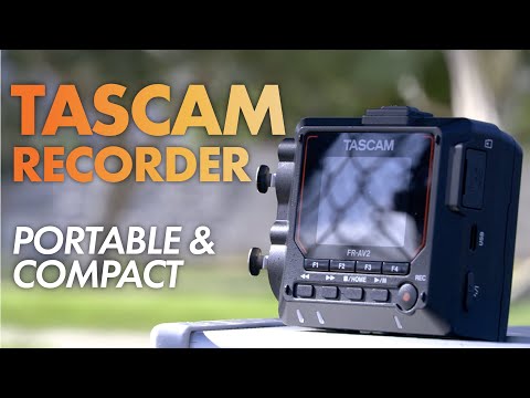 Видео: Портативный диктофон Tascam FR-AV2: всё, что вам нужно знать! | Полный обзор