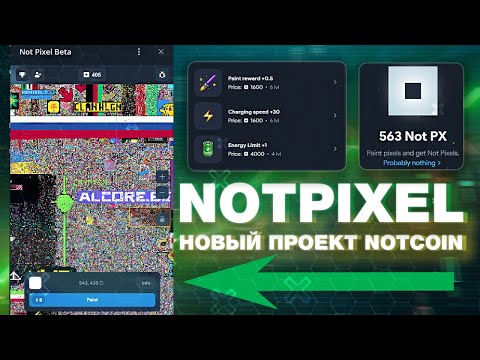 Видео: Not Pixel - НОВАЯ ИГРА от NOTCOIN! ЧТО ДЕЛАТЬ И КОГДА АИРДРОП? ОБЗОР ИГРЫ