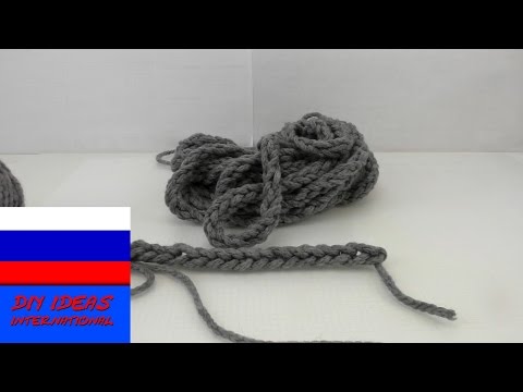 Видео: Сами делаем толстую пряжу для вязания на руках без спиц