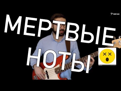 Видео: Мертвые ноты на бас гитаре