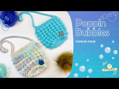 Видео: Простая вязаная крючком сумочка для малышей | Простая вязаная крючком сумка
