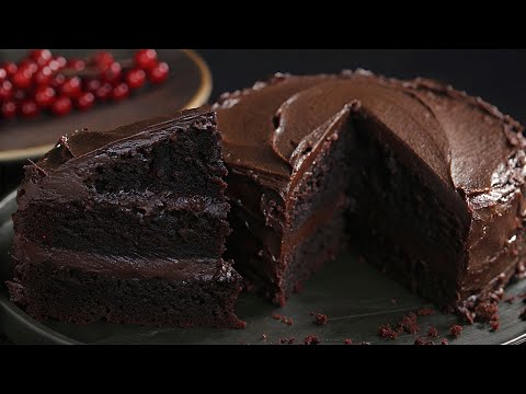 Видео: Вот почему мой шоколадный торт всегда такой лёгкий и влажный! Такие вкусные домашние рецепты!