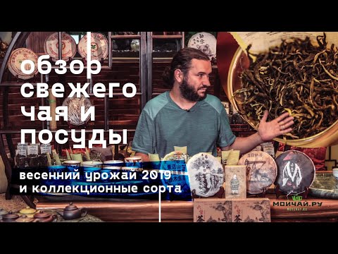 Видео: Обзор: Свежий чай и посуда. Весенний урожай 2019 и коллекционные сорта.
