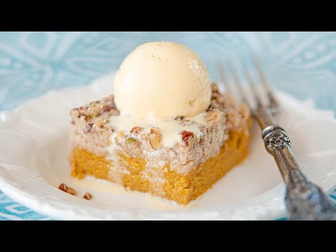 Видео: Всё смешиваем и пирог готов! Быстрый насыпной ТЫКВЕННЫЙ ПИРОГ | Pumpkin Dump Cake