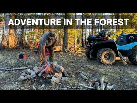 Видео: Кемпинг на квадроциклах на высоте 9000 футов: приключения Yamaha Grizzly в горах Сан-Матео