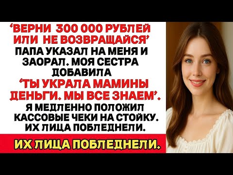 Видео: Родители обвинили меня в краже 300 000 ₽ и выгнали. Но вернувшись, я показал им правду и они онемели