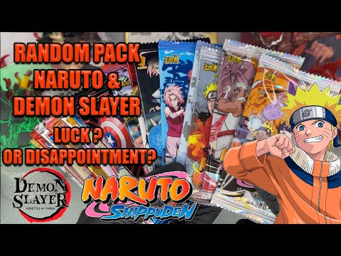 Видео: Random Booster  NARUTO & DEMON SLAYER + Bonus / Открываем Бустеры по Наруто и Клинку +Бонус