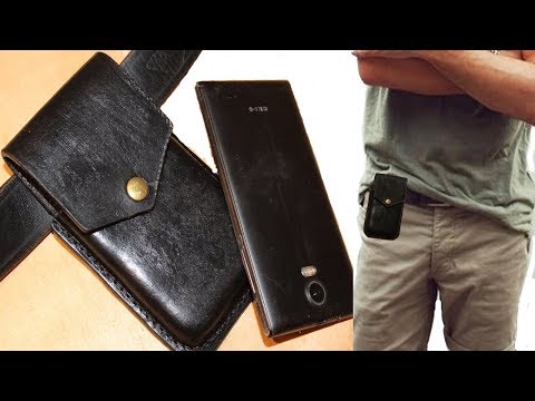 Видео: Как сделать чехол для смартфона на ремень