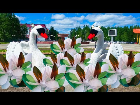 Видео: Цветы из пластиковых бутылок! Очень простые и красивые!!!