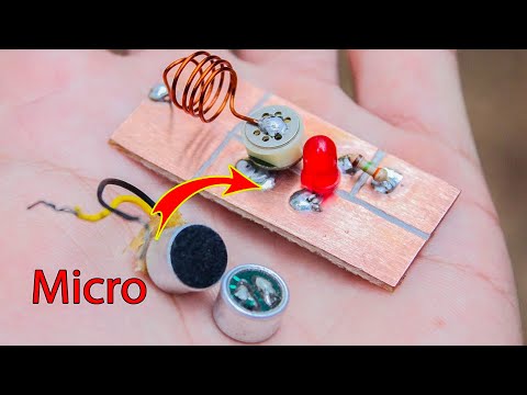 Видео: Не выбрасывайте старый микрофон! Отличная идея, которая удивит миллиарды людей.