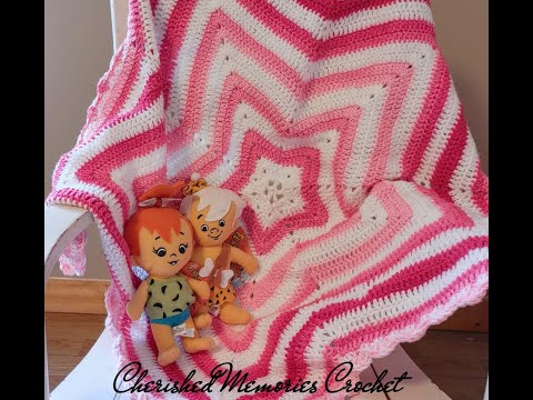 Видео: Мастер-класс по вязанию детского одеяла в форме звезды | Легкое вязание крючком | Вязание крючком...