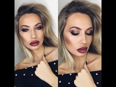 Видео: ЯРКИЙ КРАСИВЫЙ МАКИЯЖ В КРАСНО РОЗОВЫХ ТОНАХ