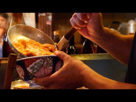 Видео: Удивительно! Опытный японский повар кацудон готовит 100 кацудонов за час.