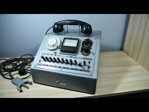 Видео: Испытательный прибор ИП-60 АТС для проверки телефонных аппаратов, линий связи ссср