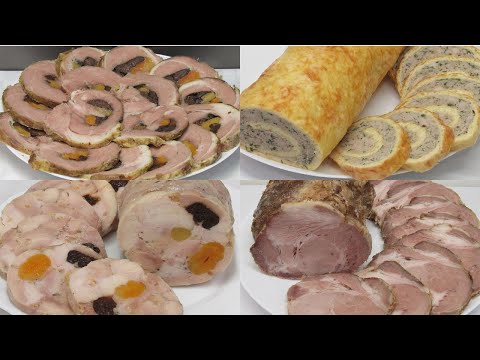 Видео: Вы просили МЯСО! Сразу 4 рецепта - Мясные закуски на праздничный стол! Новый год 2024!