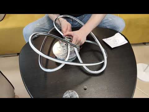 Видео: Сборка светодиодной люстры LIANA MONO 60W Хром от Estares