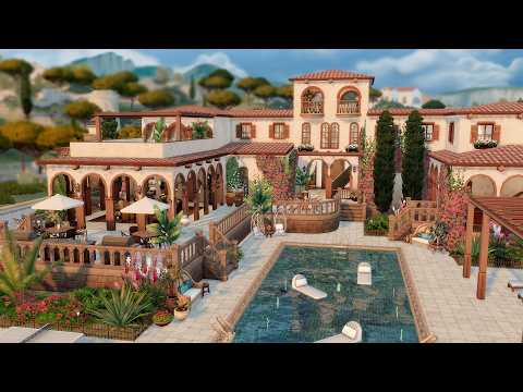 Видео: Особняк холостяка / The Sims 4 / без CC / покадровая съёмка