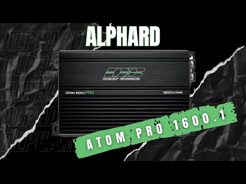 Видео: Новинка от Alphard Atom PRO 1600.1