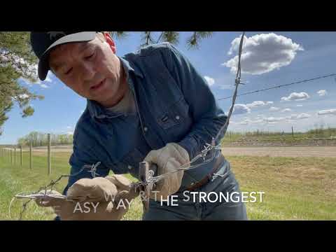 Видео: КАК ПРОСТОЙ СПОСОБ СПЛЕТИТЬ КОЛЮЧУЮ ПРОВОЛОКУ