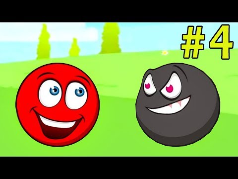 Видео: Несносный КРАСНЫЙ ШАР спасает любимую #4. Мультик ИГРА Red Ball 3 на Игрули TV