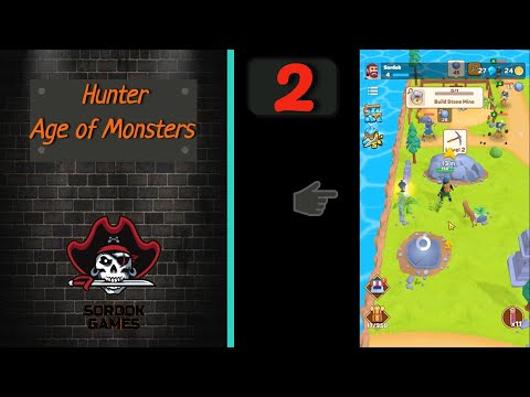 Видео: Hunter Age of Monsters➤Часть 2. Новые области. Улучшение главного здания➤Прохождение