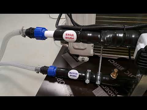 Видео: Чиллер для охлаждения воды,  7 кВт холода. 