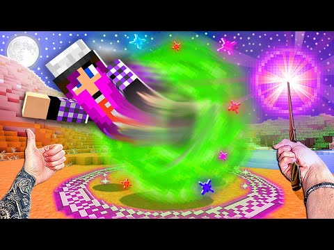 Видео: МОЮ ДЕВУШКУ ЗАТЯНУЛО В ПОРТАЛ! МАГИЯ В МАЙНКРАФТ