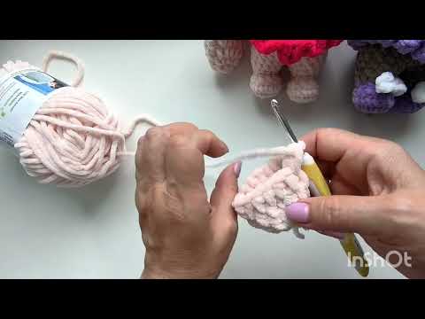 Видео: много игрушек по одной схеме, сегодня вяжем зайку!!!