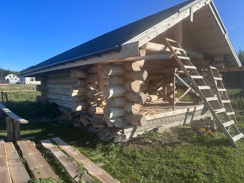 Видео: Баня из осины